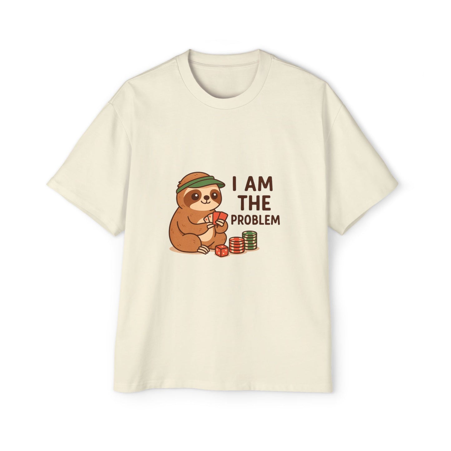 Playful Oversized Men’s Tee with Fun Graphics - Ideal for Casual Days, Gift, Humor, Parties, or Relaxing