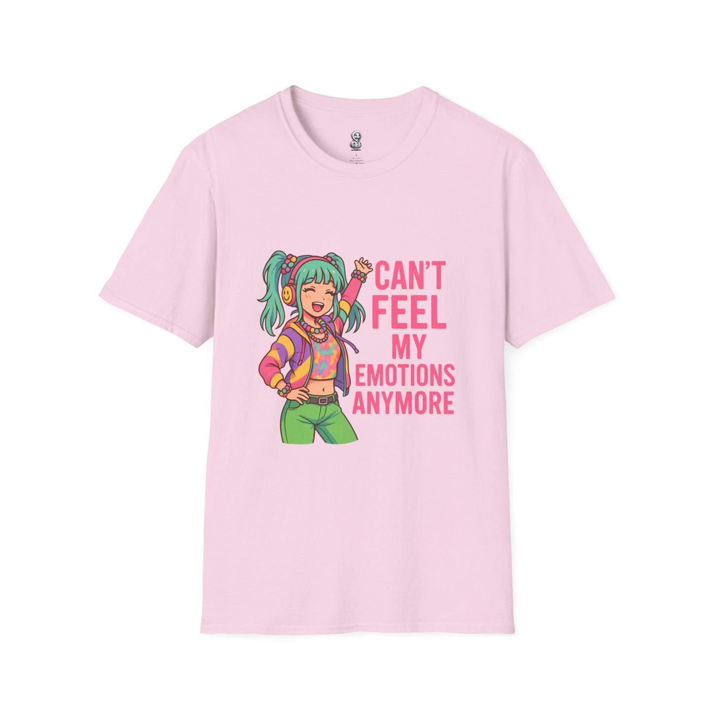 Trendy Graphic Tee for Emotions, Unisex Softstyle T-Shirt, Comfortable Casual Wear, Gift for Friends, Summer Vibe Tee