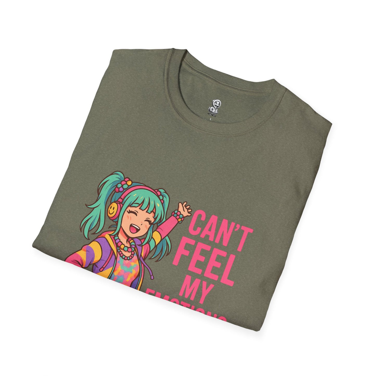 Trendy Graphic Tee for Emotions, Unisex Softstyle T-Shirt, Comfortable Casual Wear, Gift for Friends, Summer Vibe Tee