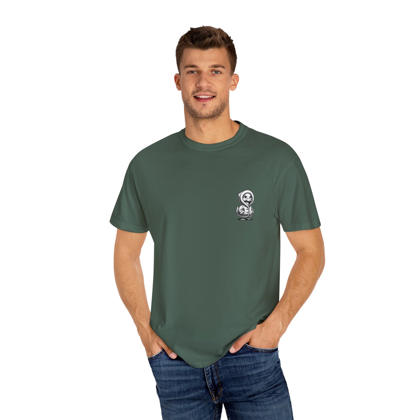 Adventurous Spirit T-Shirt - Unisex Garment-Dyed Tee for Nature Lovers, Casual Wear, Hiking, Outdoor Adventures, Gifts for Adventurers