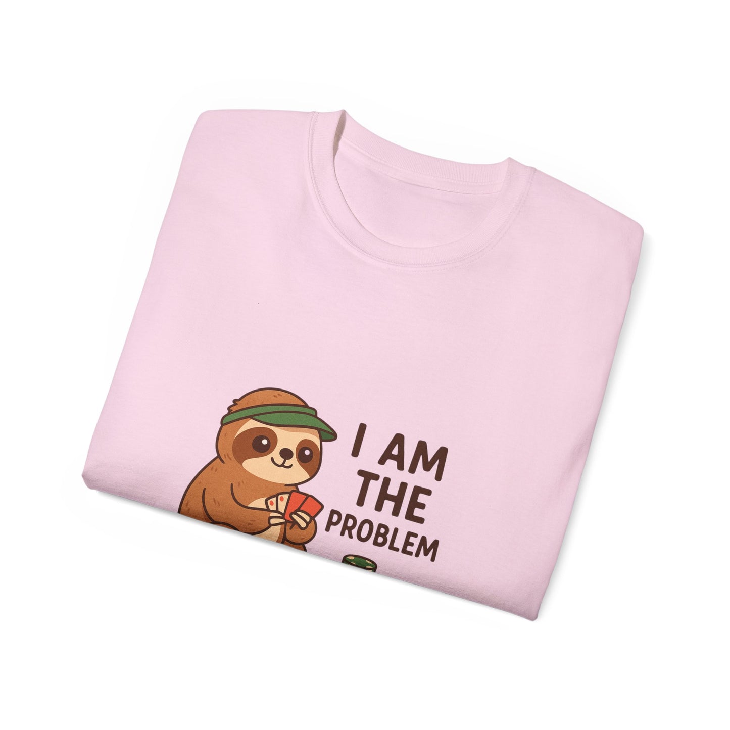 Playful Sloth Graphic Tee - Funny Gift for Animal Lovers, Unisex Cotton Shirt, Casual Wear, Unique Birthday Present, Cute Humor Top