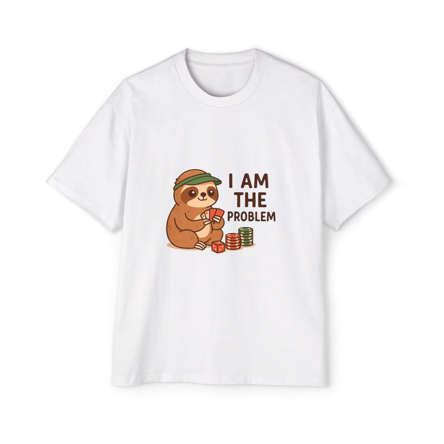 Playful Oversized Men’s Tee with Fun Graphics - Ideal for Casual Days, Gift, Humor, Parties, or Relaxing