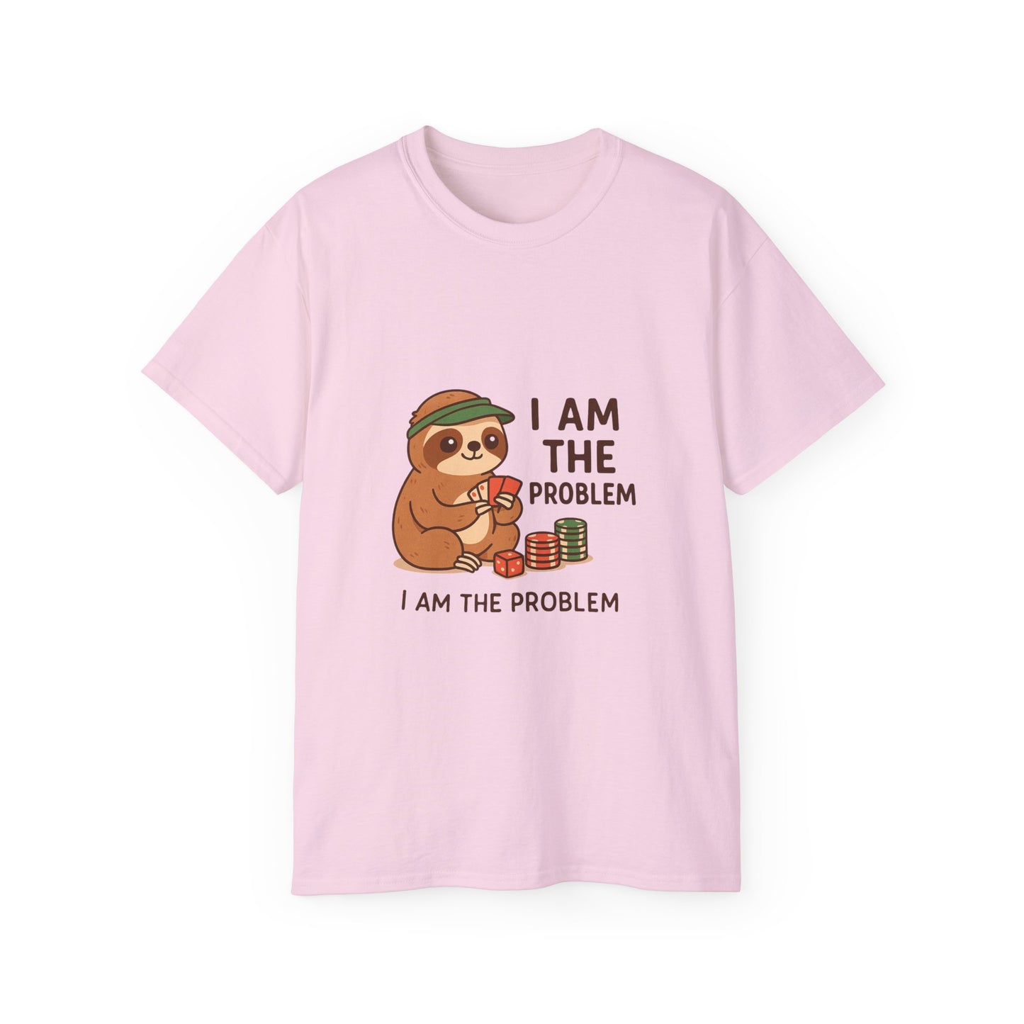 Playful Sloth Graphic Tee - Funny Gift for Animal Lovers, Unisex Cotton Shirt, Casual Wear, Unique Birthday Present, Cute Humor Top