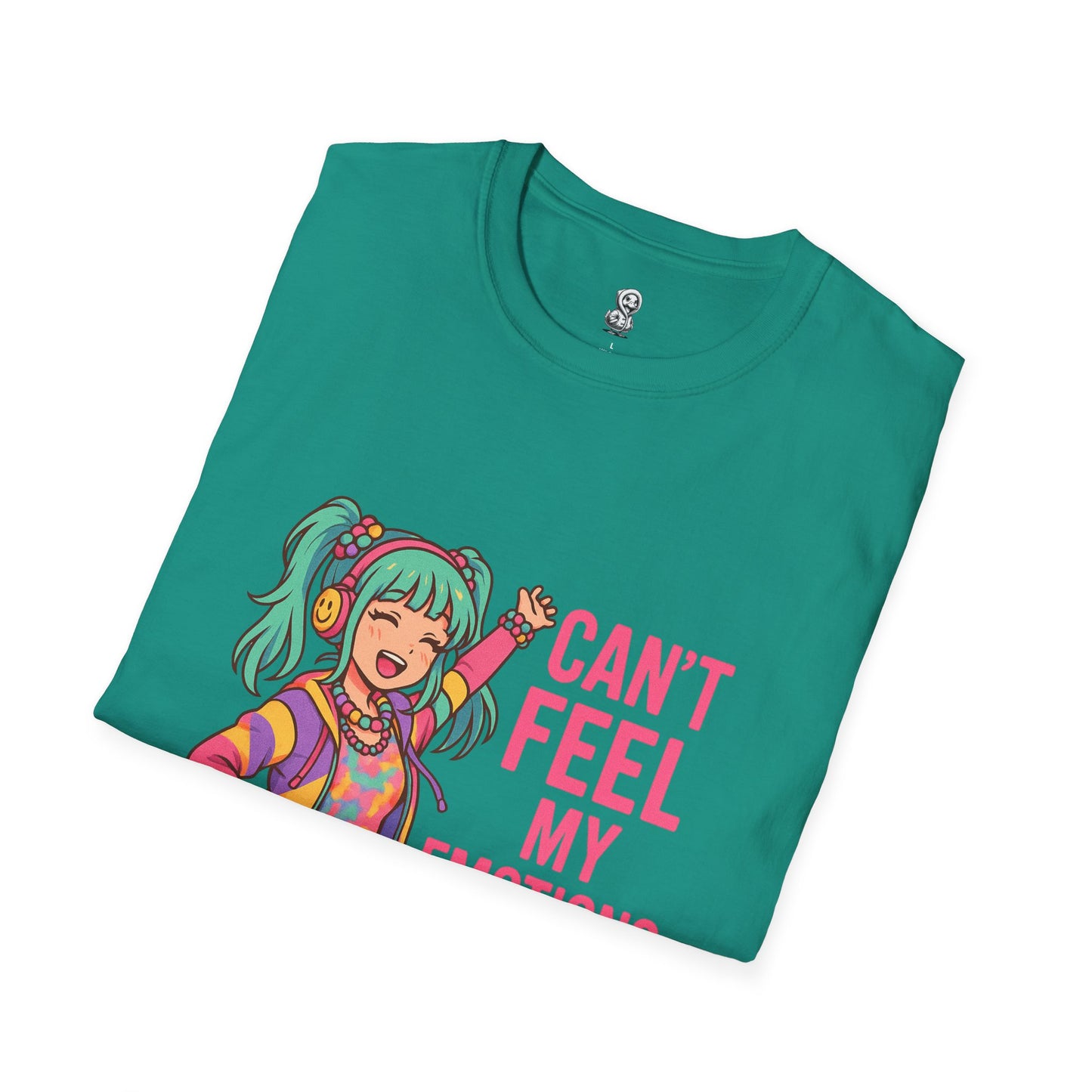Trendy Graphic Tee for Emotions, Unisex Softstyle T-Shirt, Comfortable Casual Wear, Gift for Friends, Summer Vibe Tee