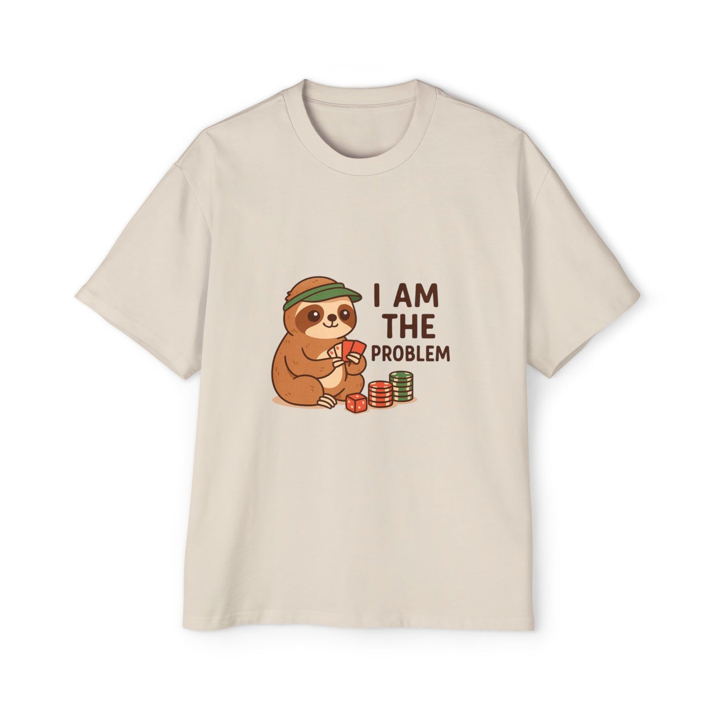 Playful Oversized Men’s Tee with Fun Graphics - Ideal for Casual Days, Gift, Humor, Parties, or Relaxing