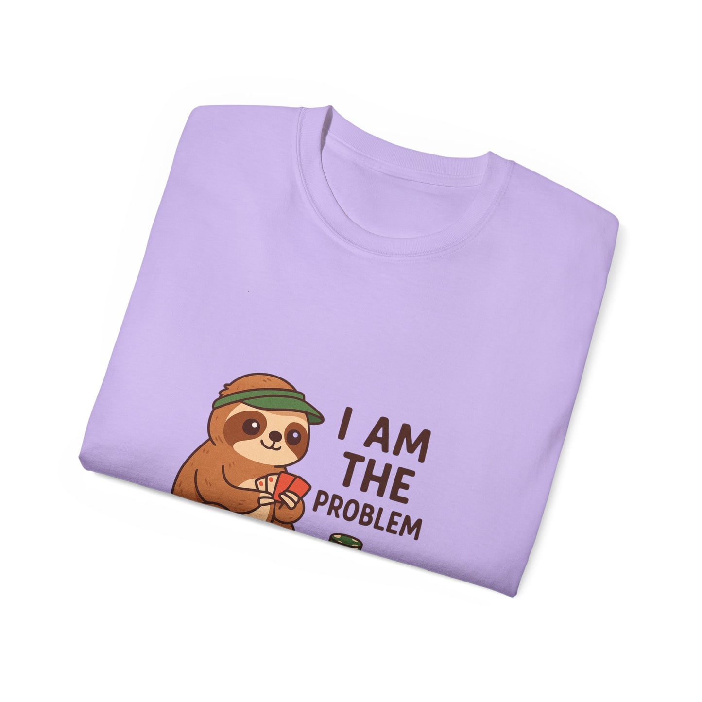 Playful Sloth Graphic Tee - Funny Gift for Animal Lovers, Unisex Cotton Shirt, Casual Wear, Unique Birthday Present, Cute Humor Top