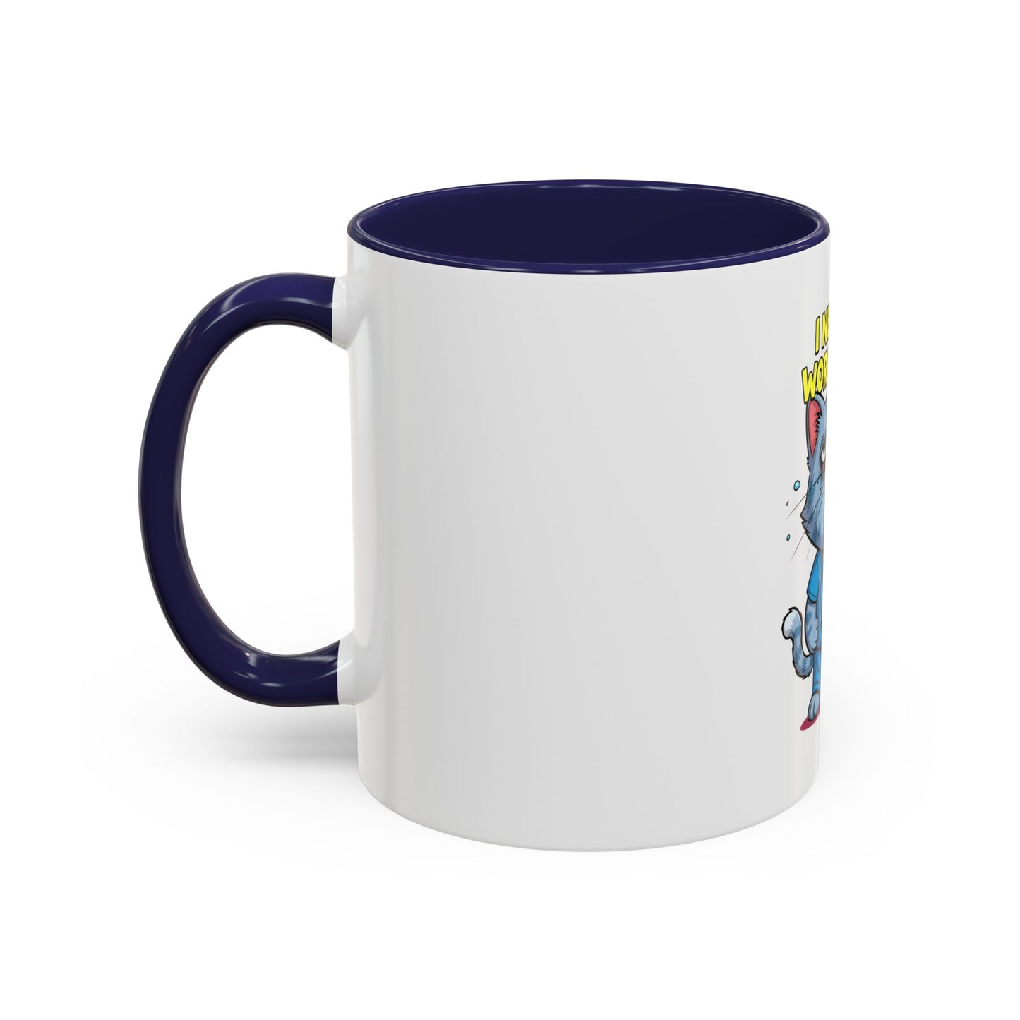 Funny Cat Coffee Mug, Gift for Cat Lovers, Office Humor Mug, Cute Animal Cup, Unique Gift for Birthdays
