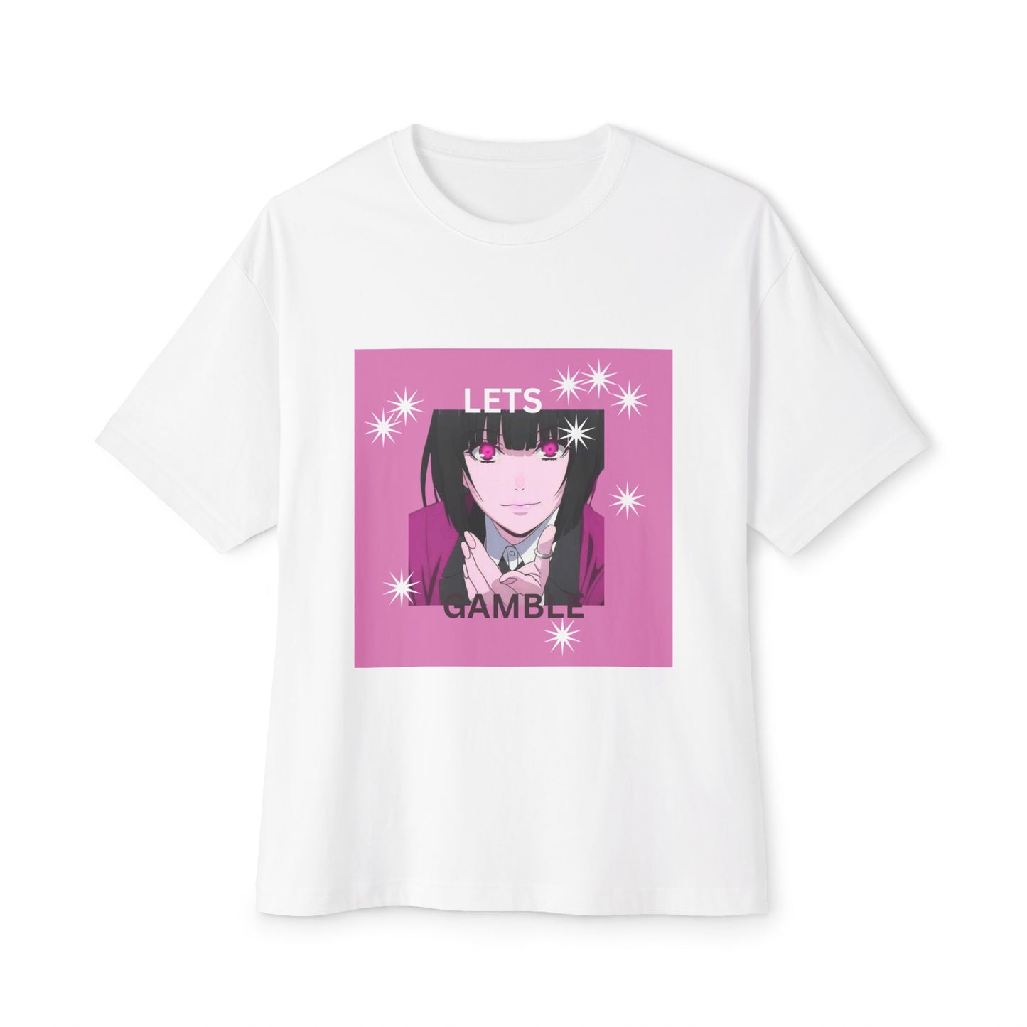 Gambling Themed Unisex Oversized Tee, Anime Kid's Shirt, Casual Wear, Streetwear, Gift for Gamblers, Trendy Graphic Top