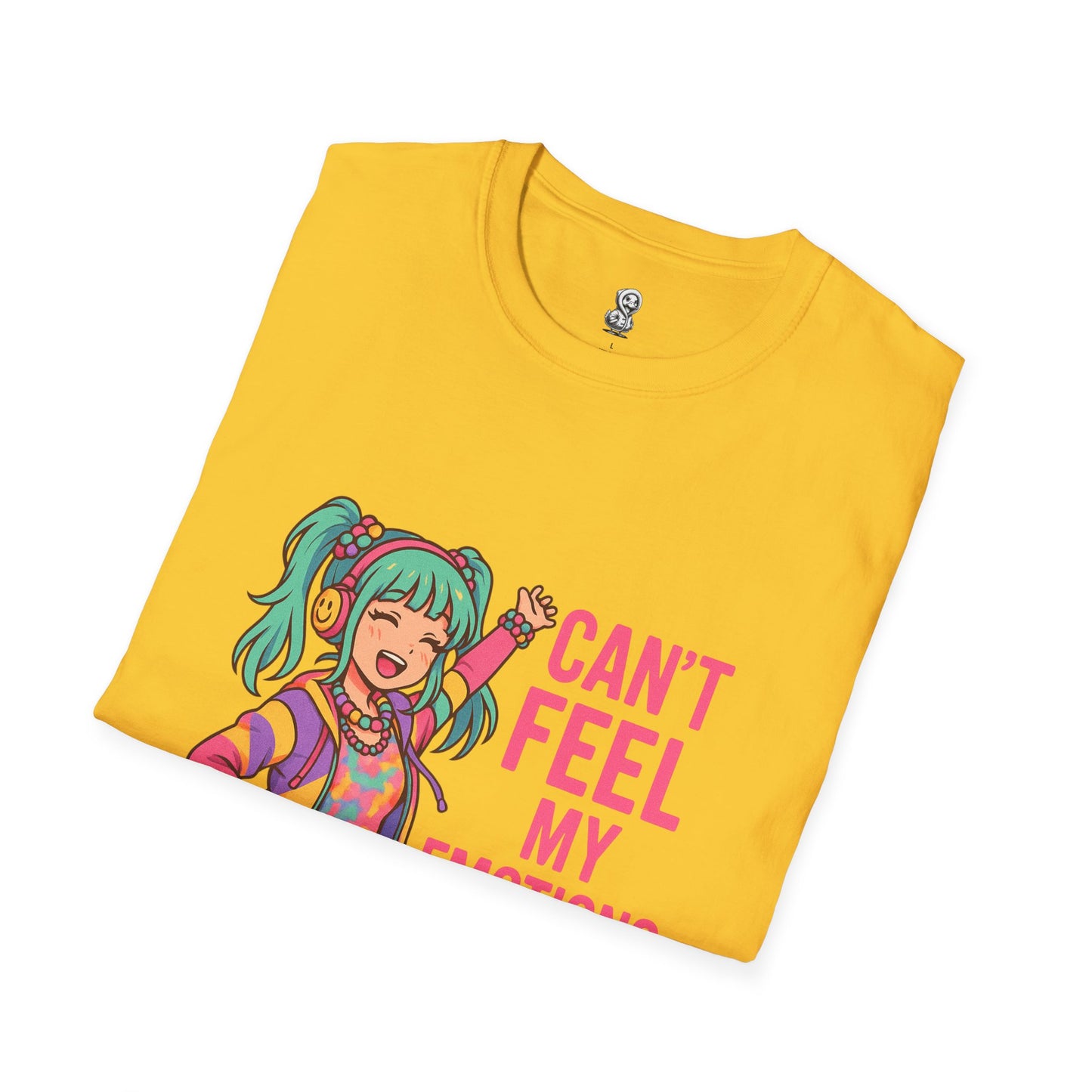 Trendy Graphic Tee for Emotions, Unisex Softstyle T-Shirt, Comfortable Casual Wear, Gift for Friends, Summer Vibe Tee