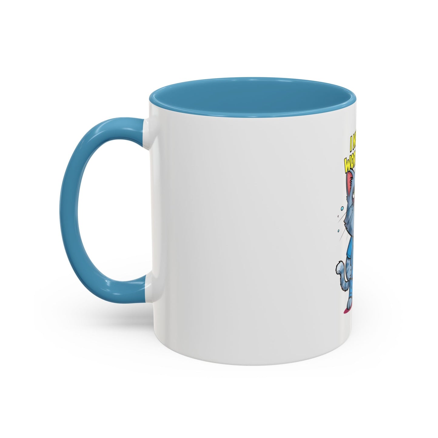 Funny Cat Coffee Mug, Gift for Cat Lovers, Office Humor Mug, Cute Animal Cup, Unique Gift for Birthdays