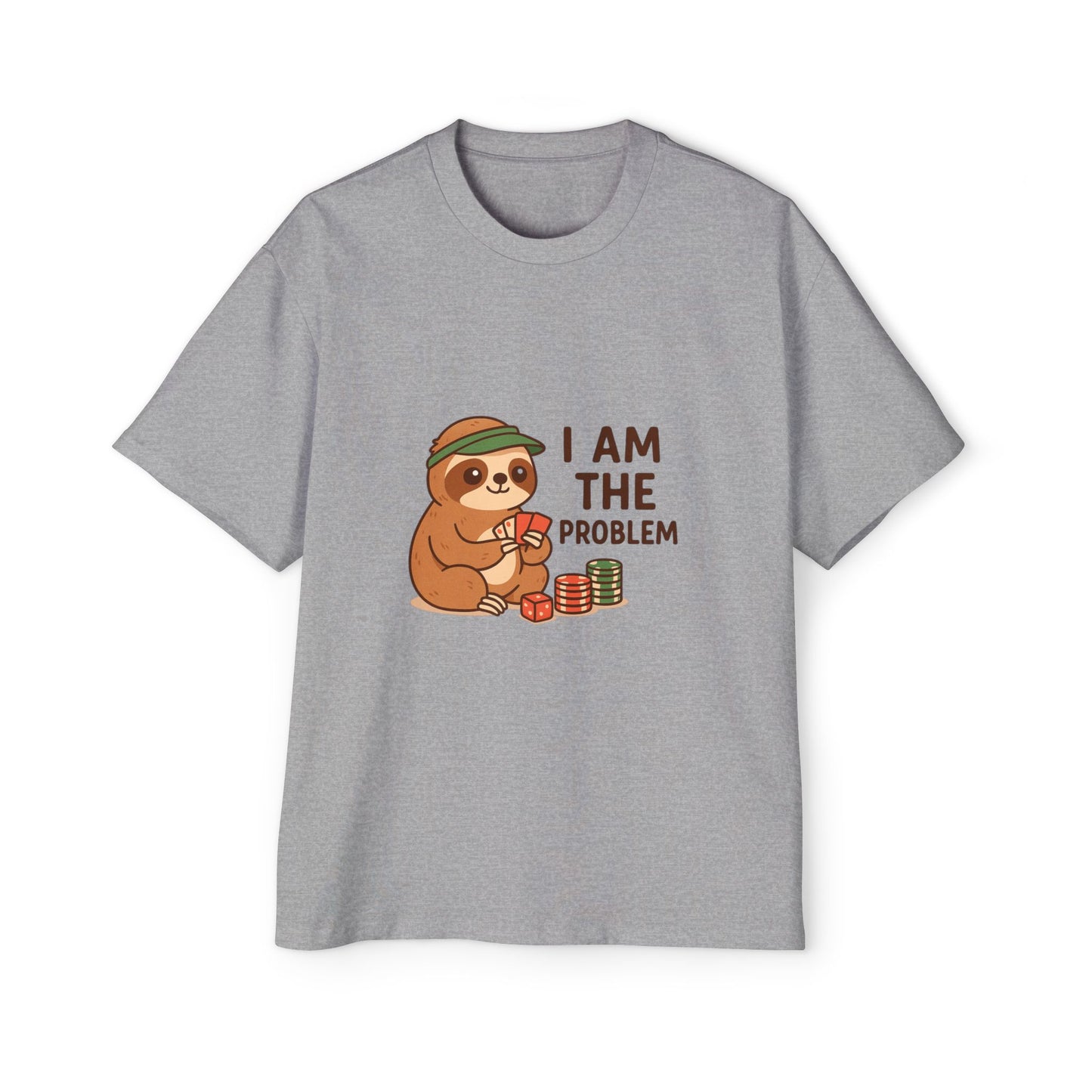 Playful Oversized Men’s Tee with Fun Graphics - Ideal for Casual Days, Gift, Humor, Parties, or Relaxing