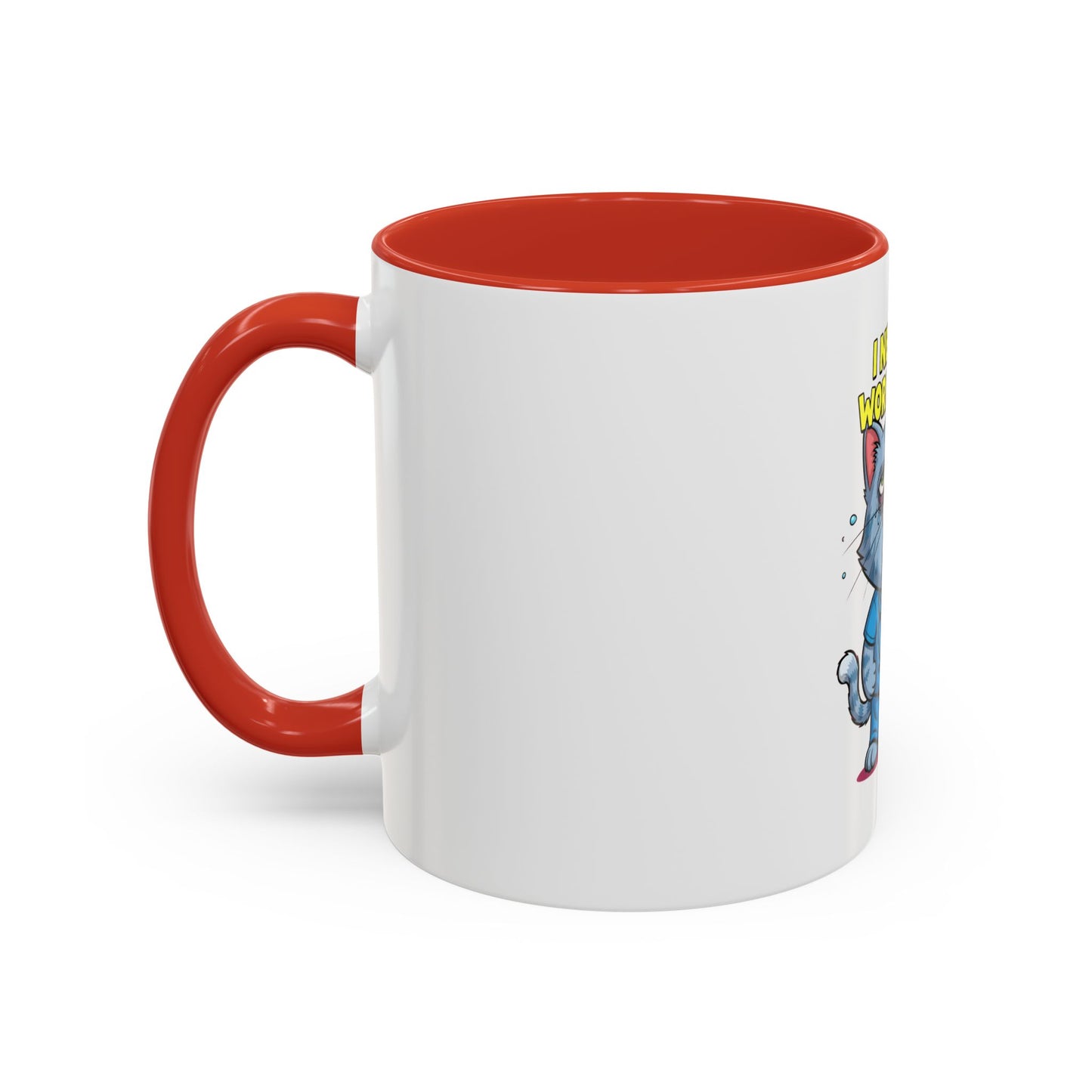 Funny Cat Coffee Mug, Gift for Cat Lovers, Office Humor Mug, Cute Animal Cup, Unique Gift for Birthdays