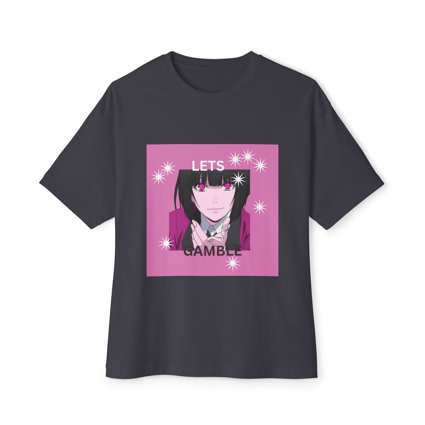 Gambling Themed Unisex Oversized Tee, Anime Kid's Shirt, Casual Wear, Streetwear, Gift for Gamblers, Trendy Graphic Top