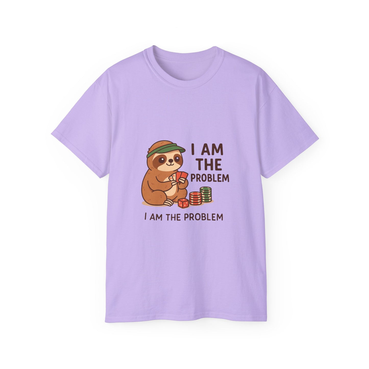 Playful Sloth Graphic Tee - Funny Gift for Animal Lovers, Unisex Cotton Shirt, Casual Wear, Unique Birthday Present, Cute Humor Top