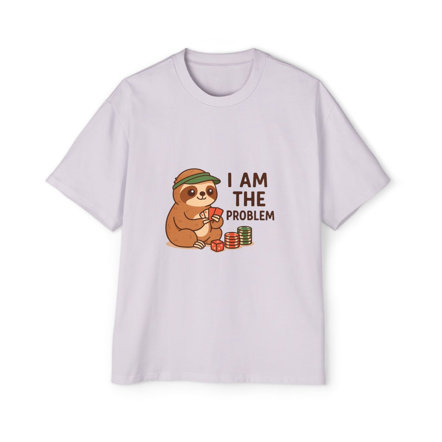 Playful Oversized Men’s Tee with Fun Graphics - Ideal for Casual Days, Gift, Humor, Parties, or Relaxing