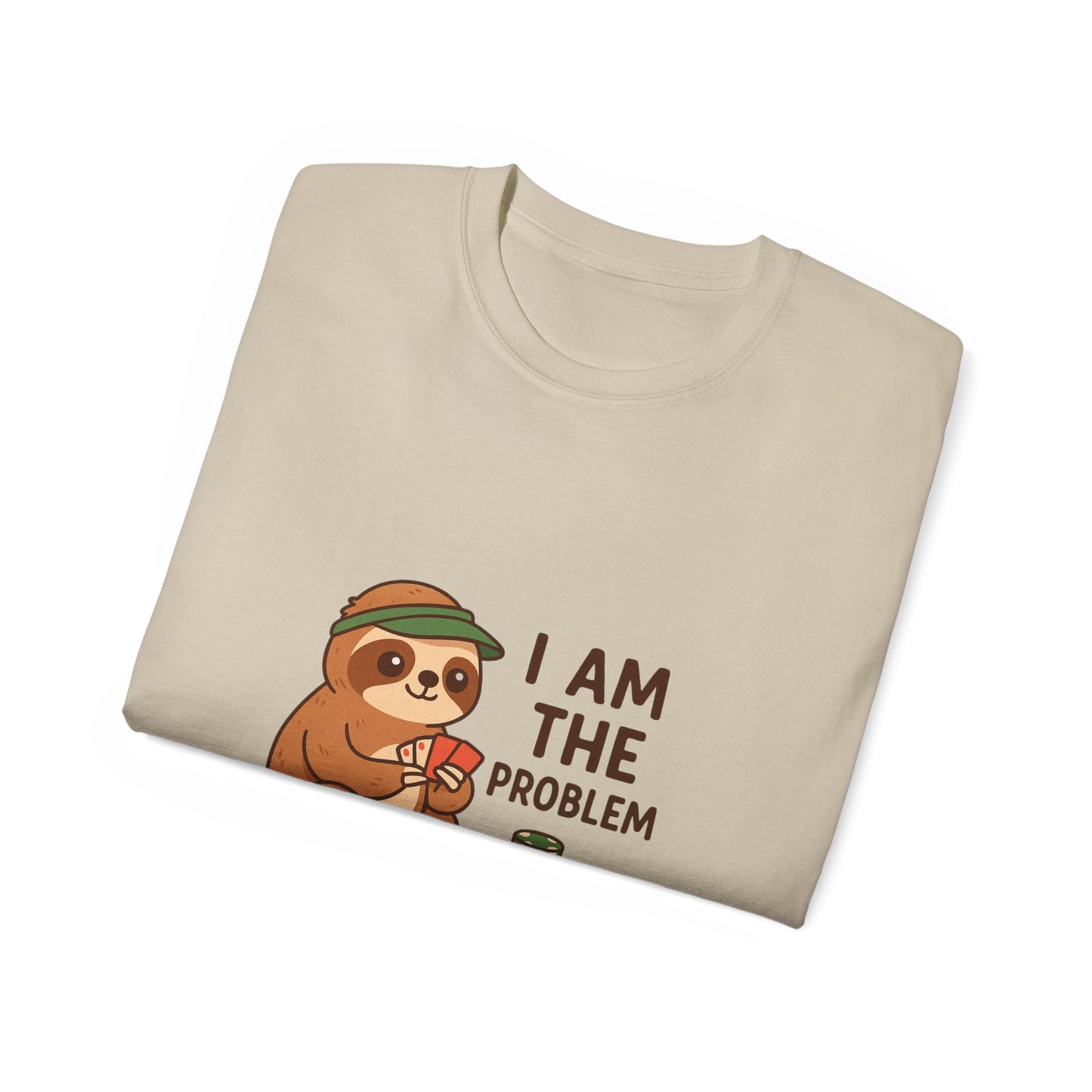 Playful Sloth Graphic Tee - Funny Gift for Animal Lovers, Unisex Cotton Shirt, Casual Wear, Unique Birthday Present, Cute Humor Top