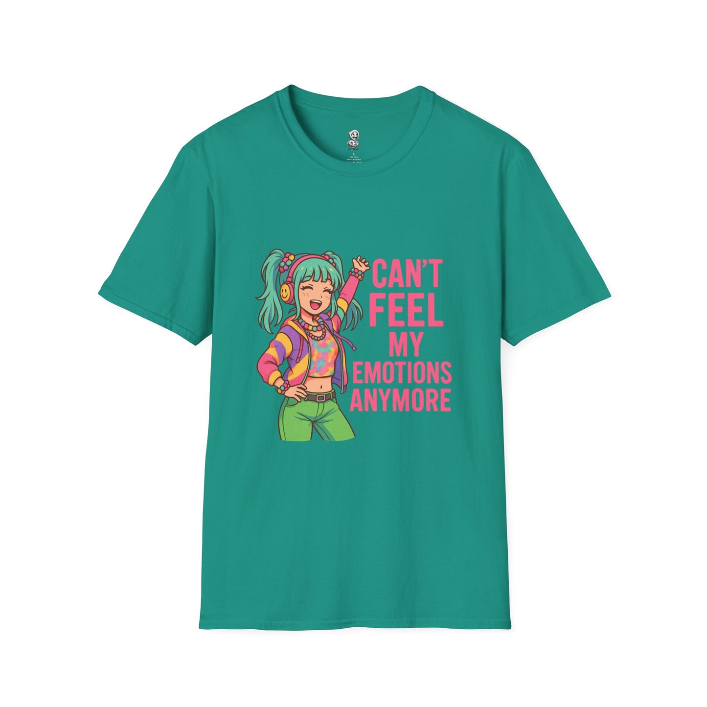 Trendy Graphic Tee for Emotions, Unisex Softstyle T-Shirt, Comfortable Casual Wear, Gift for Friends, Summer Vibe Tee