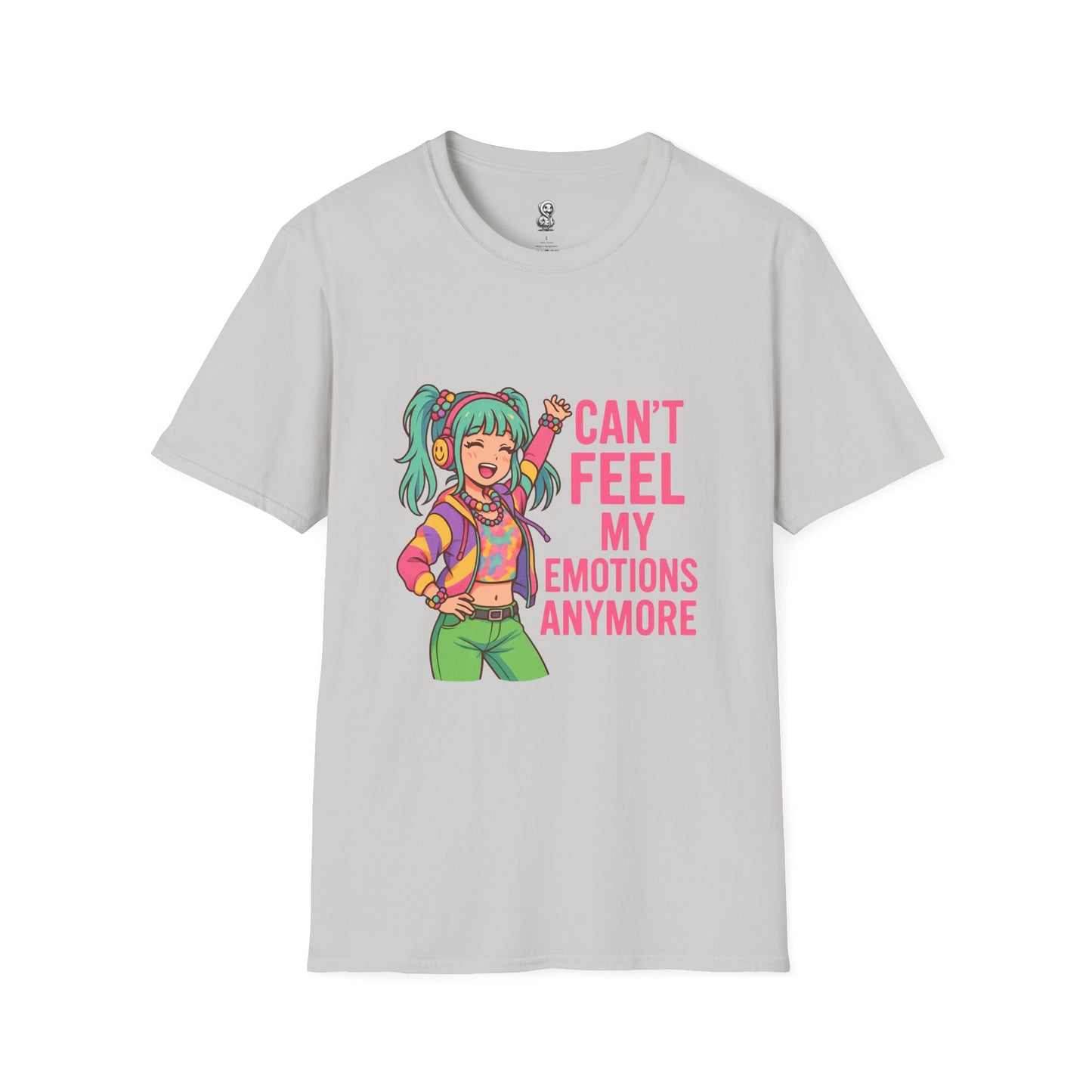 Trendy Graphic Tee for Emotions, Unisex Softstyle T-Shirt, Comfortable Casual Wear, Gift for Friends, Summer Vibe Tee