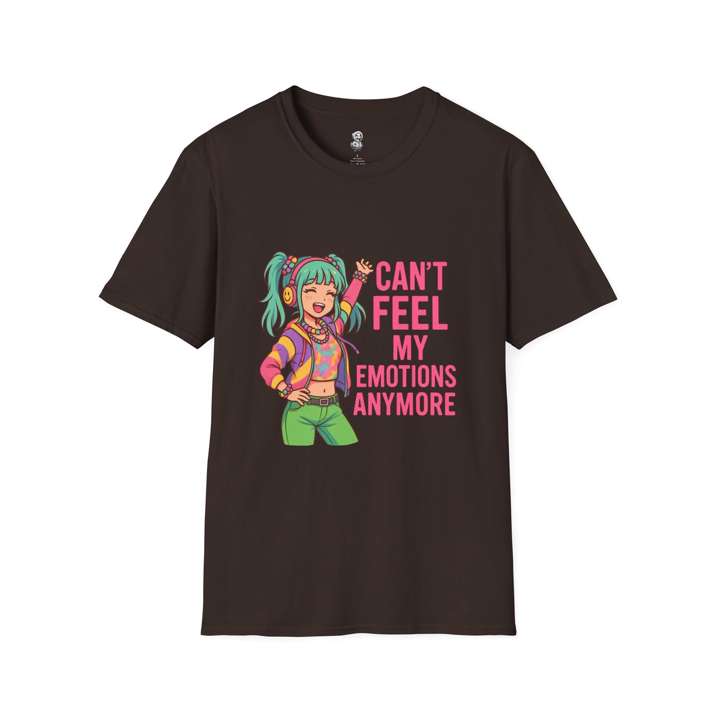 Trendy Graphic Tee for Emotions, Unisex Softstyle T-Shirt, Comfortable Casual Wear, Gift for Friends, Summer Vibe Tee