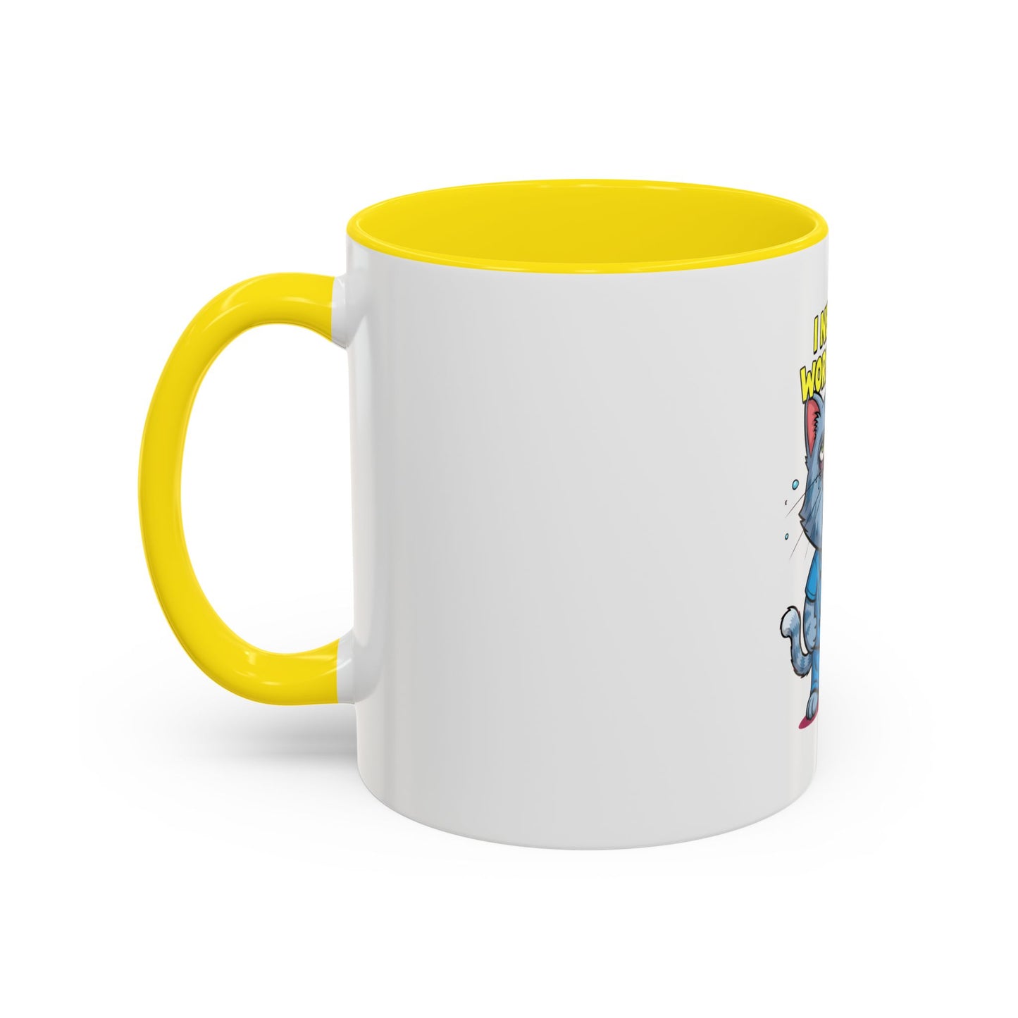 Funny Cat Coffee Mug, Gift for Cat Lovers, Office Humor Mug, Cute Animal Cup, Unique Gift for Birthdays