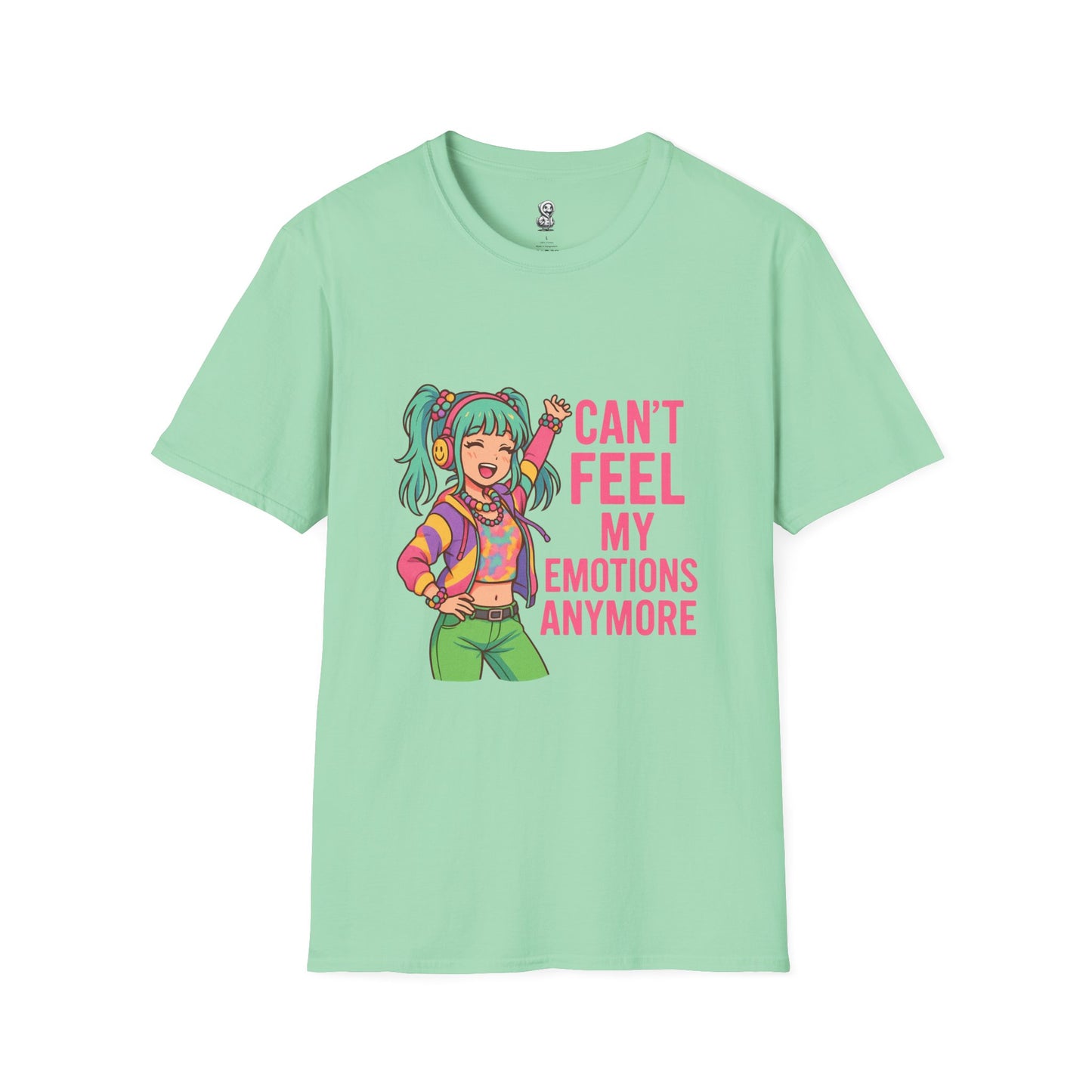 Trendy Graphic Tee for Emotions, Unisex Softstyle T-Shirt, Comfortable Casual Wear, Gift for Friends, Summer Vibe Tee