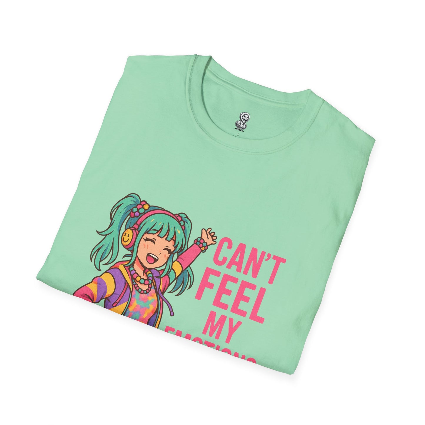 Trendy Graphic Tee for Emotions, Unisex Softstyle T-Shirt, Comfortable Casual Wear, Gift for Friends, Summer Vibe Tee