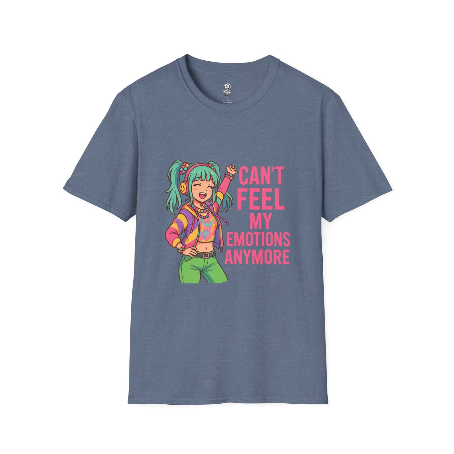 Trendy Graphic Tee for Emotions, Unisex Softstyle T-Shirt, Comfortable Casual Wear, Gift for Friends, Summer Vibe Tee