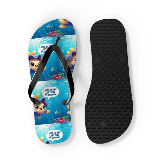 Cute Cartoon Flip Flops for Fun Summer Days, Beach Accessories, Vacation Footwear, Unique Gift Idea, Swimming Pool Essentials