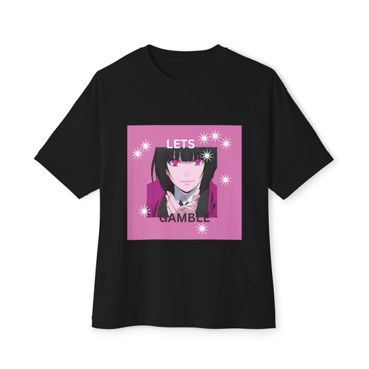 Gambling Themed Unisex Oversized Tee, Anime Kid's Shirt, Casual Wear, Streetwear, Gift for Gamblers, Trendy Graphic Top