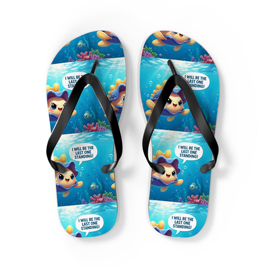 Cute Cartoon Flip Flops for Fun Summer Days, Beach Accessories, Vacation Footwear, Unique Gift Idea, Swimming Pool Essentials