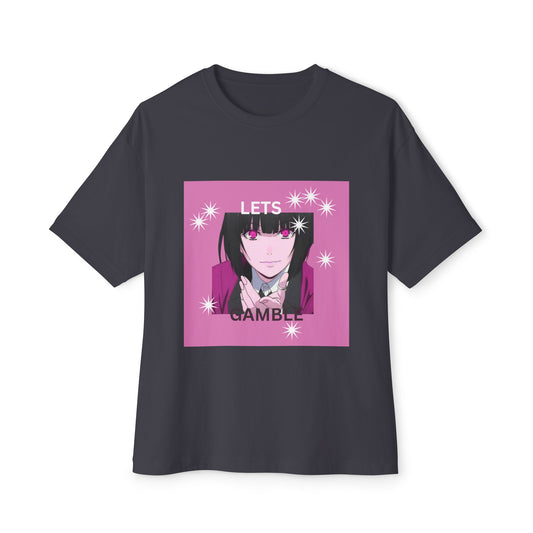 Gambling Themed Unisex Oversized Tee, Anime Kid's Shirt, Casual Wear, Streetwear, Gift for Gamblers, Trendy Graphic Top