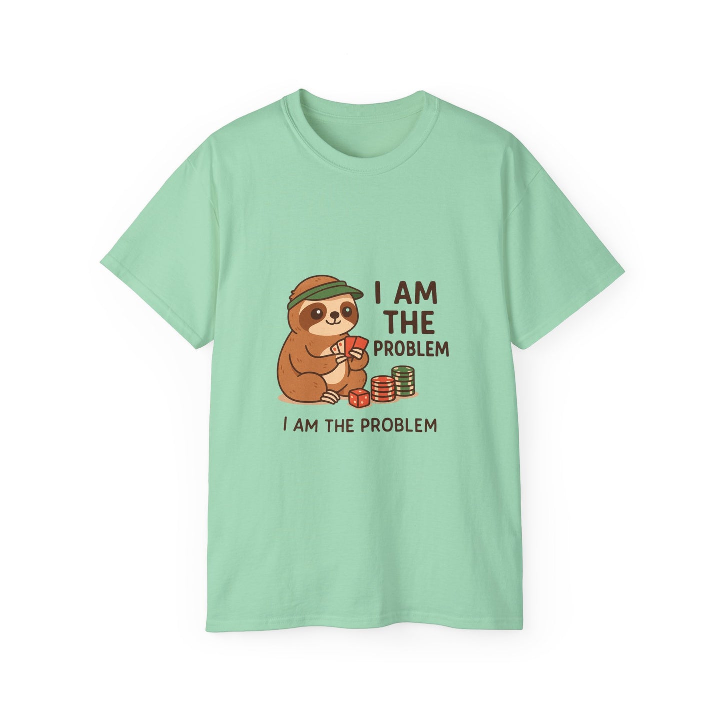 Playful Sloth Graphic Tee - Funny Gift for Animal Lovers, Unisex Cotton Shirt, Casual Wear, Unique Birthday Present, Cute Humor Top