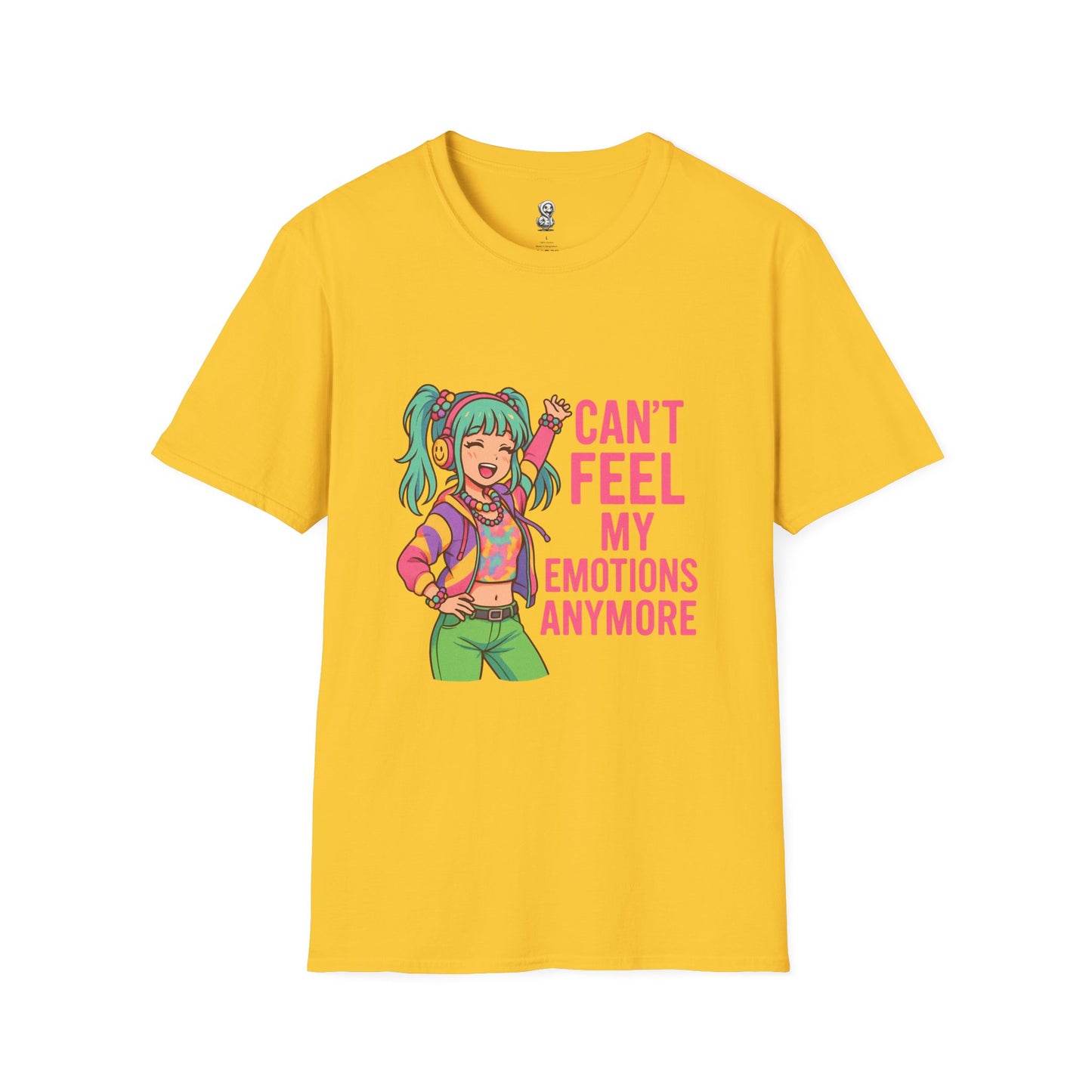Trendy Graphic Tee for Emotions, Unisex Softstyle T-Shirt, Comfortable Casual Wear, Gift for Friends, Summer Vibe Tee