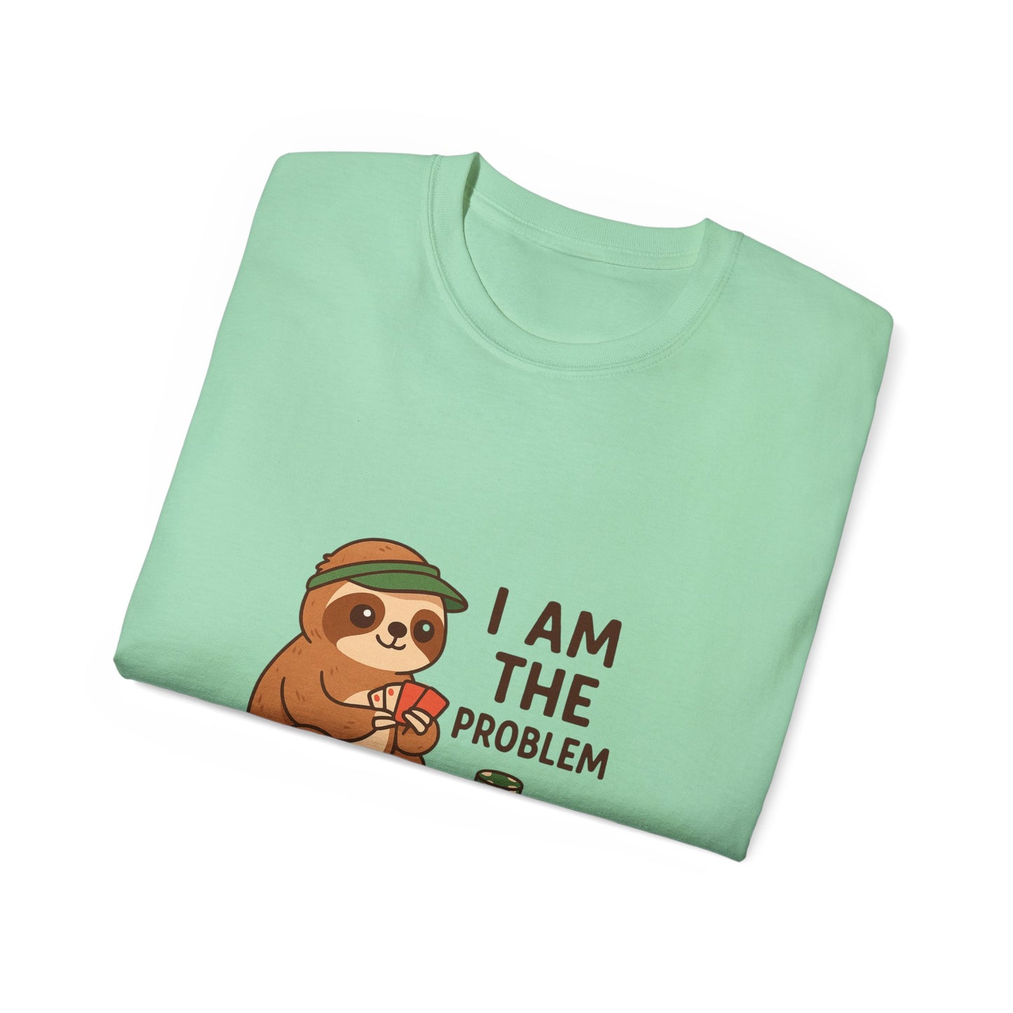 Playful Sloth Graphic Tee - Funny Gift for Animal Lovers, Unisex Cotton Shirt, Casual Wear, Unique Birthday Present, Cute Humor Top