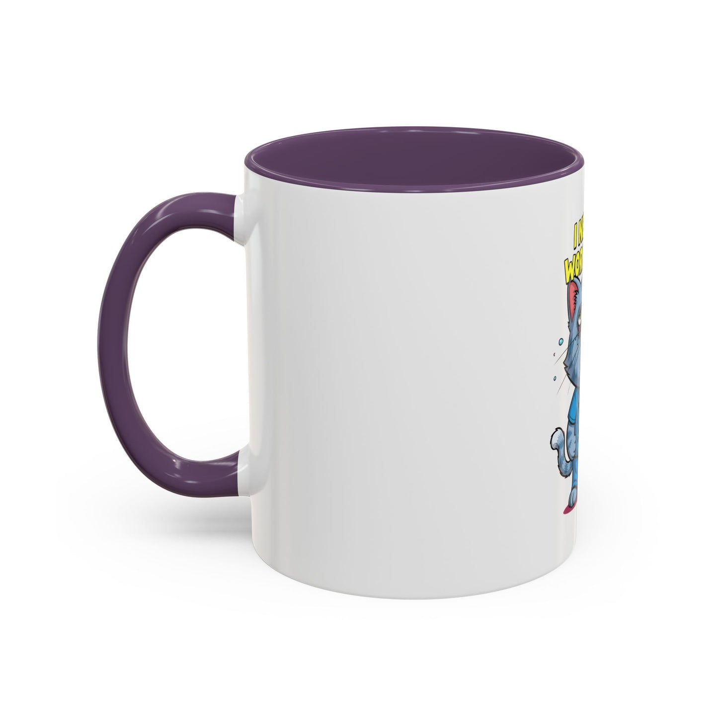 Funny Cat Coffee Mug, Gift for Cat Lovers, Office Humor Mug, Cute Animal Cup, Unique Gift for Birthdays